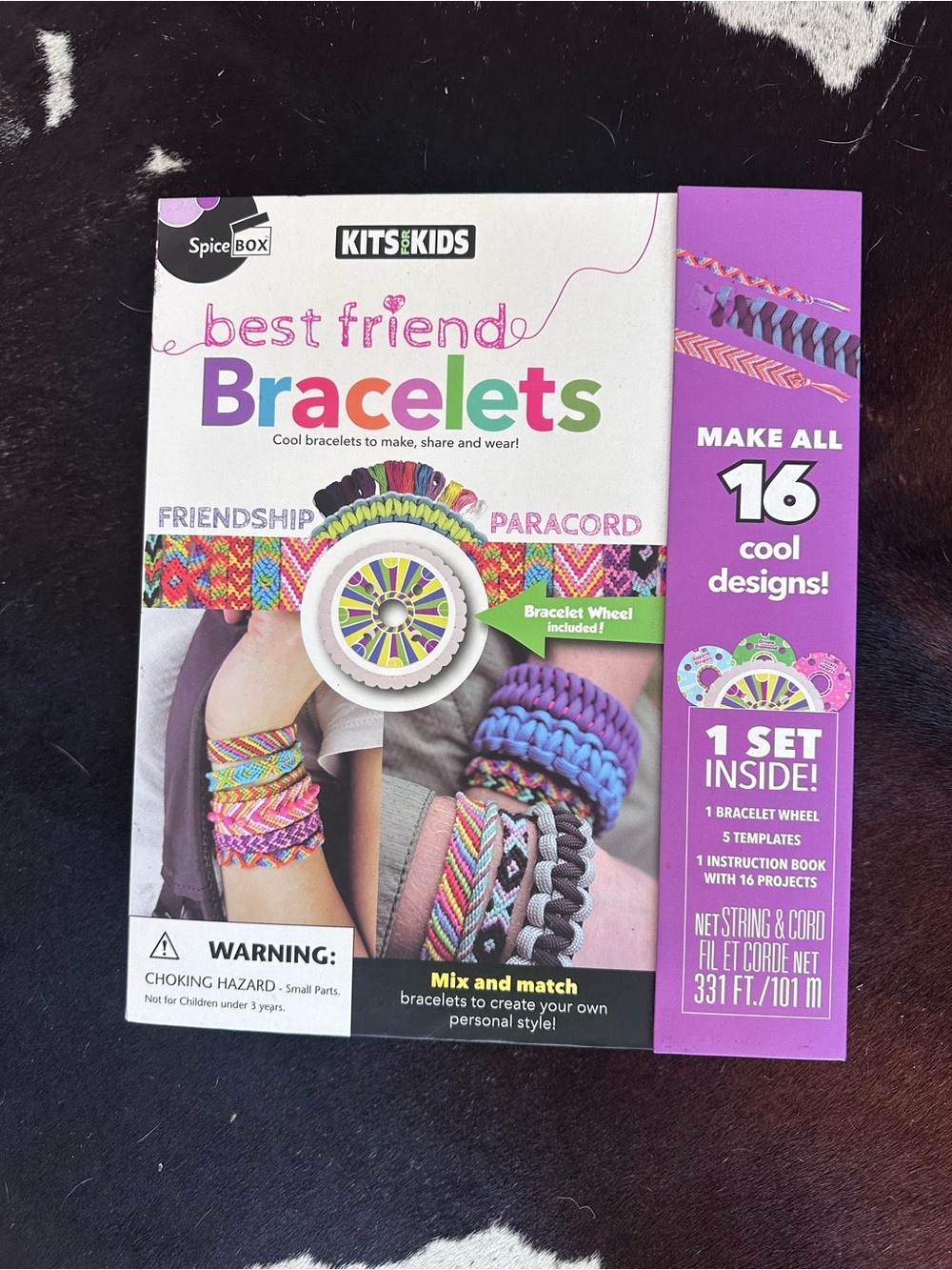 Kits & Kids Best Friend Bracelets Craft Kit - Purple Accent